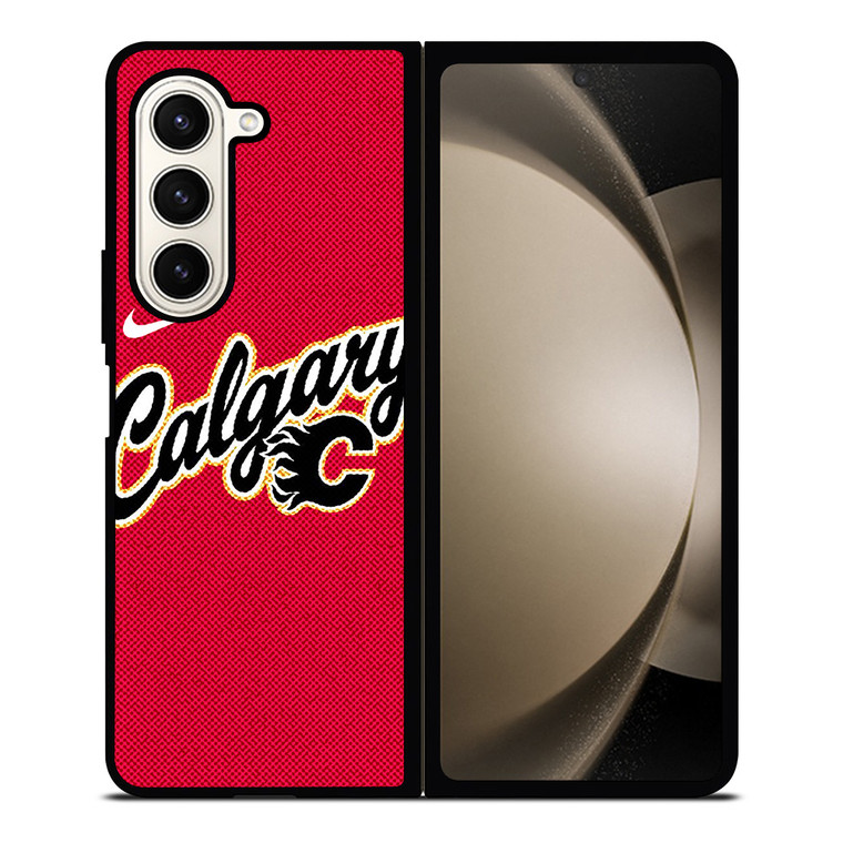 CALGARY FLAMES NHL HOCKEY NIKE Samsung Galaxy Z Fold 5 Case Cover
