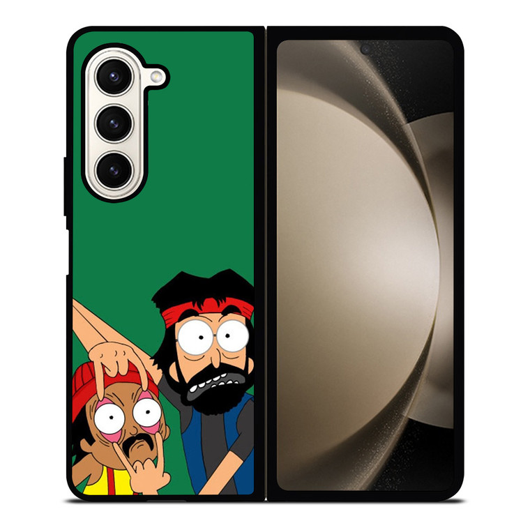 CHEECH AND CHONG CARTOON Samsung Galaxy Z Fold 5 Case Cover