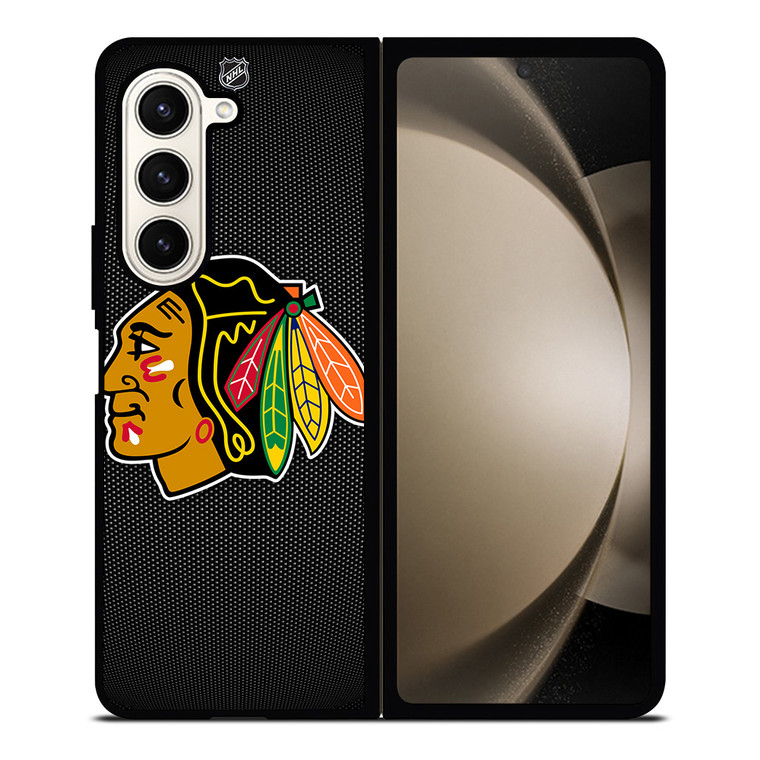 CHICAGO BLACKHAWKS HOCKEY NHL LOGO Samsung Galaxy Z Fold 5 Case Cover