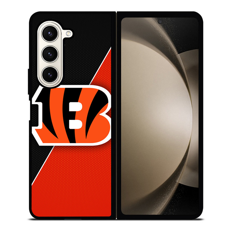 CINCINNATI BENGALS NFL FOOTBALL LOGO Samsung Galaxy Z Fold 5 Case Cover