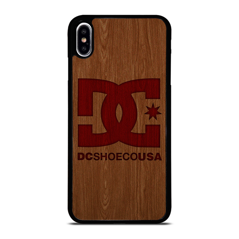 DC SHOES SKATEBOARD WOODEN LOGO iPhone XS Max Case Cover