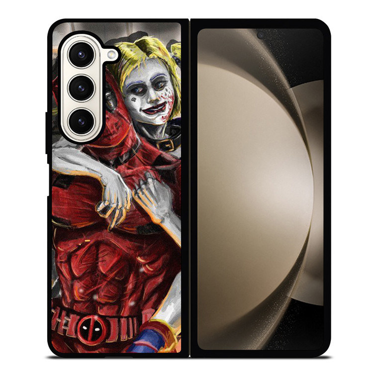DEADPOOL HARLEY QUINN ART Samsung Galaxy Z Fold 5 Case Cover