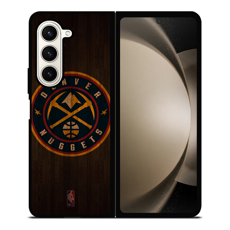 DENVER NUGGETS BASKETBALL COURT NBA Samsung Galaxy Z Fold 5 Case Cover
