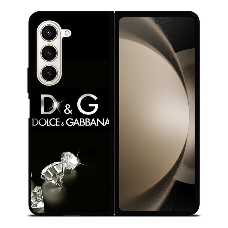 DOLCE AND GABBANA DIAMONDS Samsung Galaxy Z Fold 5 Case Cover