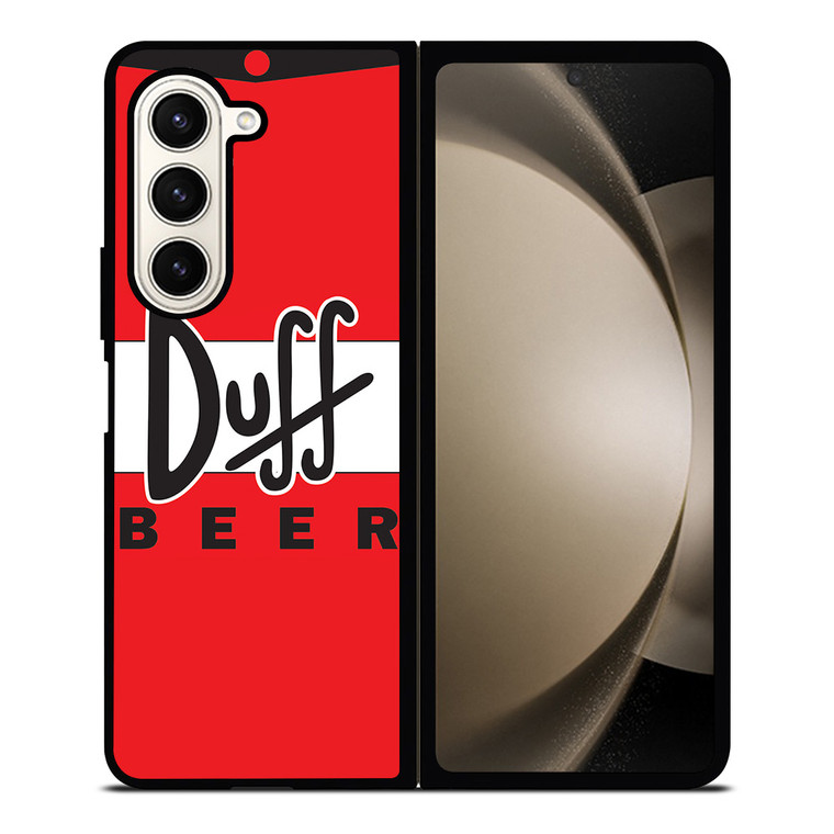 DUFF BEER THE SIMPSONS CARTOON 2 Samsung Galaxy Z Fold 5 Case Cover