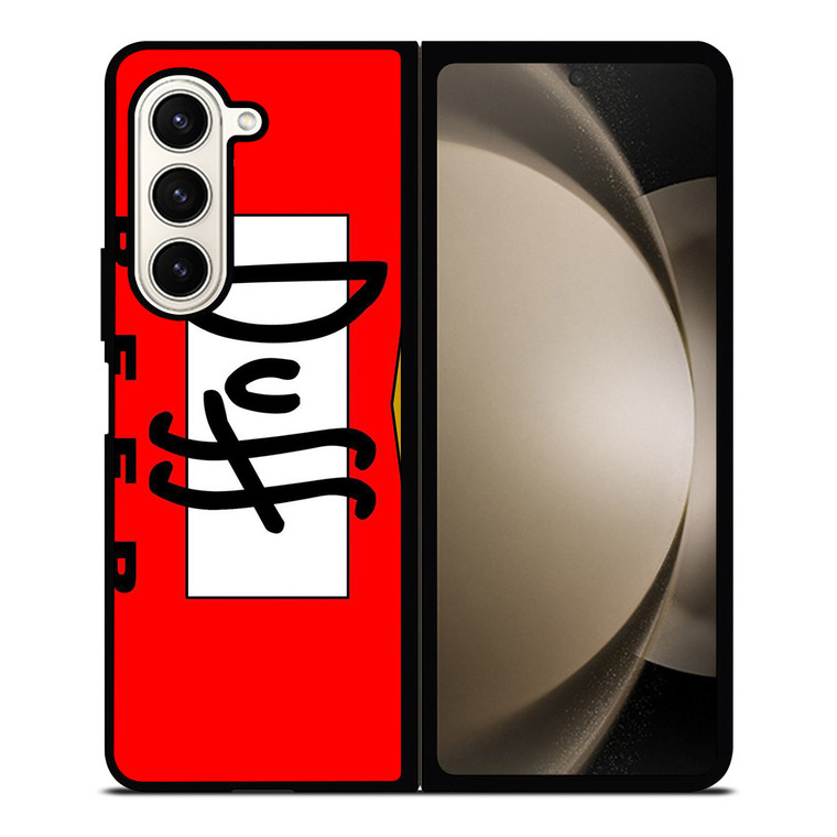 DUFF BEER THE SIMPSONS CARTOON Samsung Galaxy Z Fold 5 Case Cover