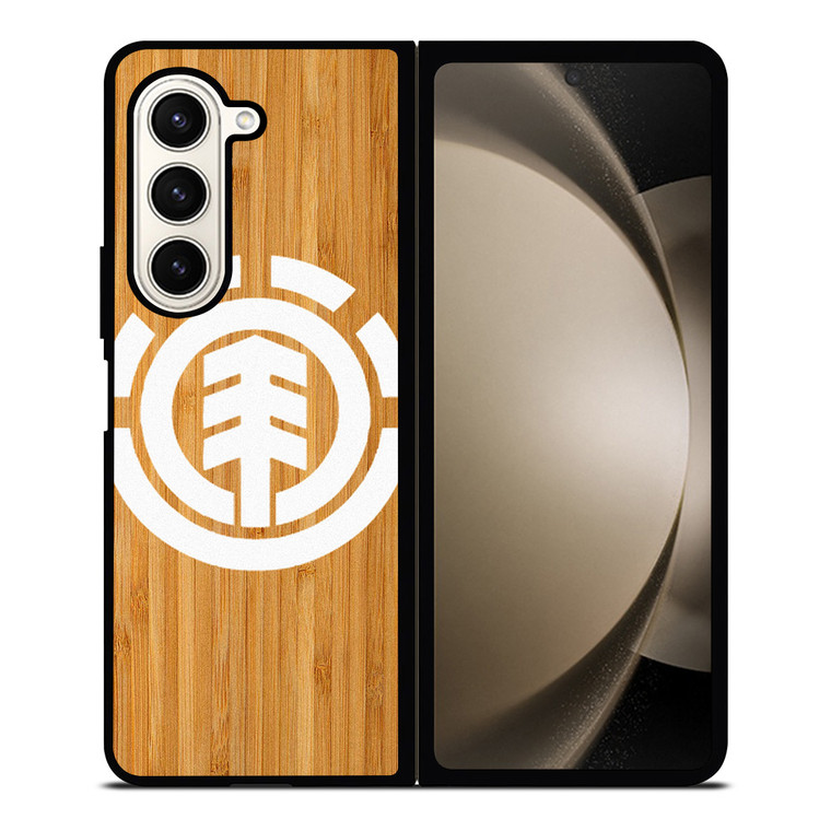 ELEMENT SKATEBOARD WOODEN LOGO Samsung Galaxy Z Fold 5 Case Cover