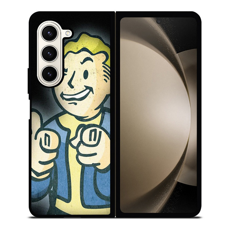FALLOUT VAULT BOY 2 Samsung Galaxy Z Fold 5 Case Cover FALLOUT VAULT BOY 2 Samsung Galaxy Z Fold 5 Case Cover