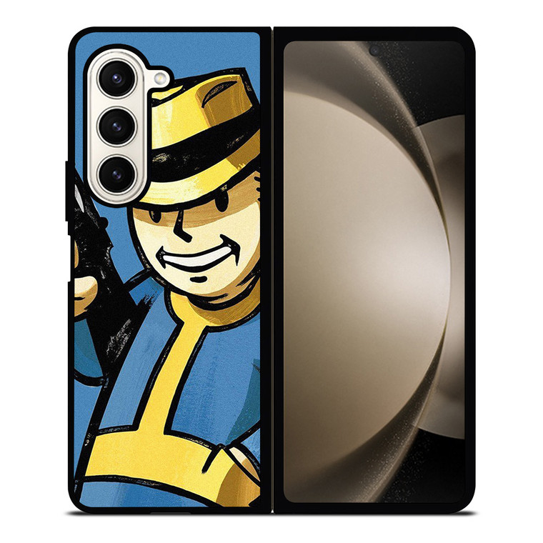 FALLOUT VAULT BOY Samsung Galaxy Z Fold 5 Case Cover FALLOUT VAULT BOY Samsung Galaxy Z Fold 5 Case Cover