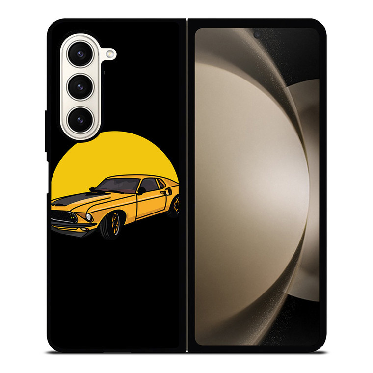 FORD MUSTANG CARTOON Samsung Galaxy Z Fold 5 Case Cover