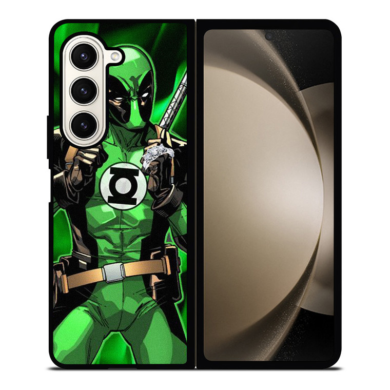 GREEN LANTERN DEADPOOL  Samsung Galaxy Z Fold 5 Case Cover