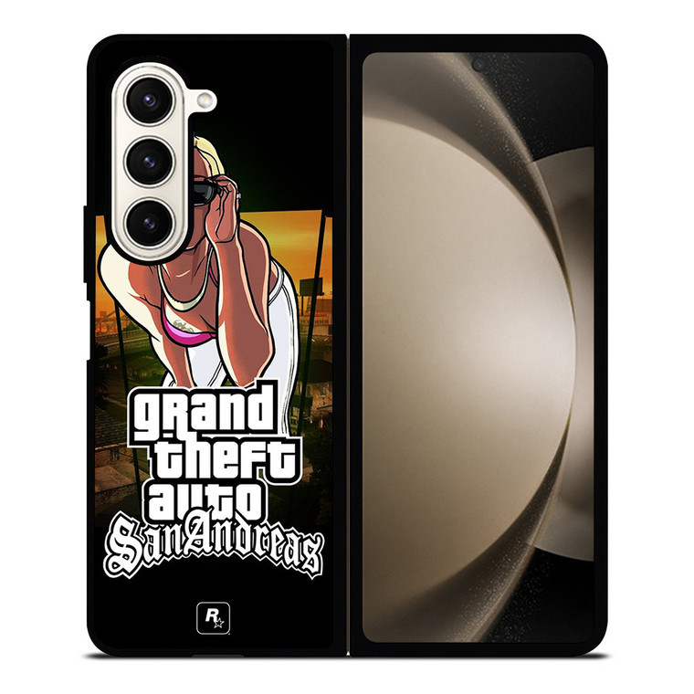 GTA GRAND THEFT AUTO SAN ANDREAS Samsung Galaxy Z Fold 5 Case Cover