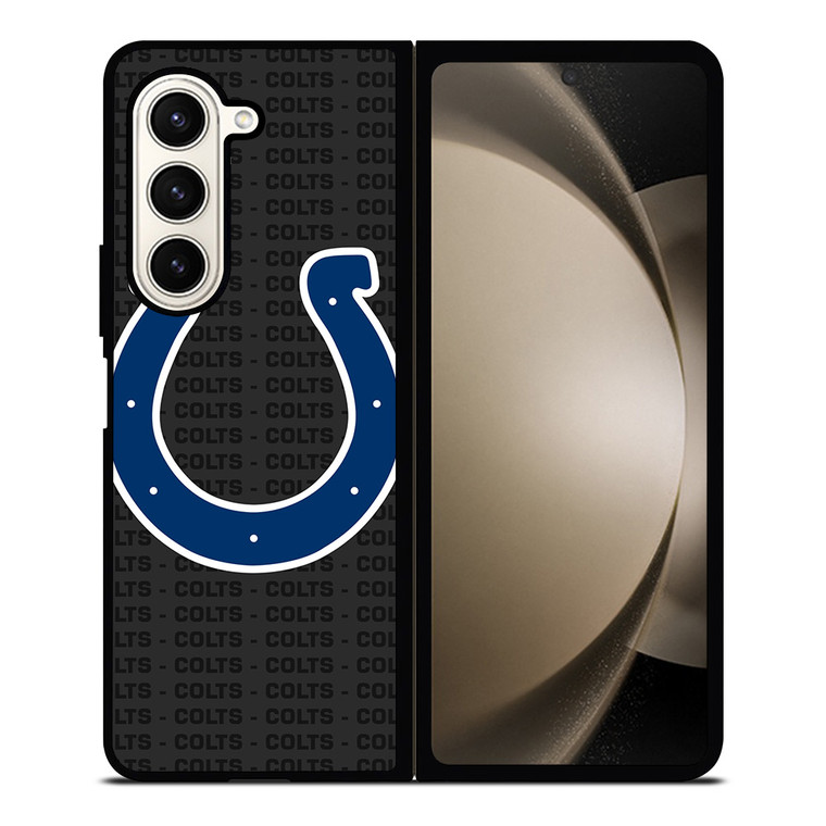 INDIANAPOLIS COLTS FOOTBALL TEXT Samsung Galaxy Z Fold 5 Case Cover