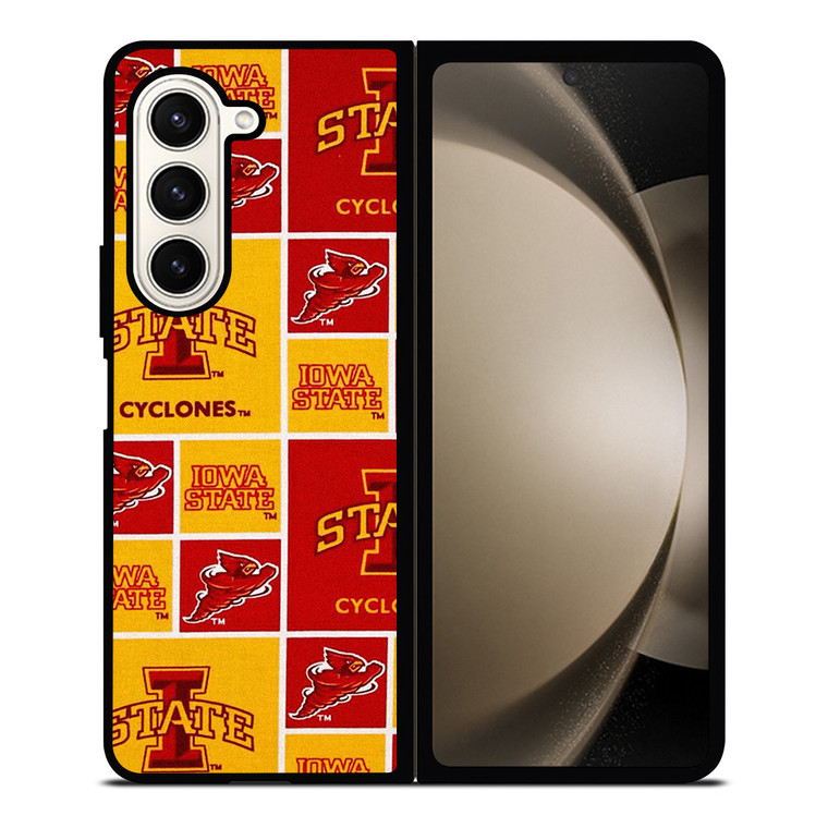 IOWA STATE CYCLONES FOOTBALL COLLAGE Samsung Galaxy Z Fold 5 Case Cover
