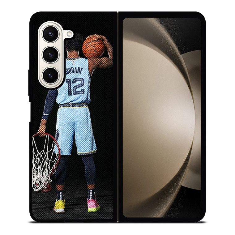 JA MORANT MEMPHIS GRIZZLIES NBA BASKETBALL Samsung Galaxy Z Fold 5 Case Cover