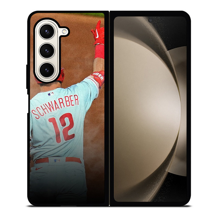 KYLE SCHWARBER PHILADELPHIA PHILLIES Samsung Galaxy Z Fold 5 Case Cover