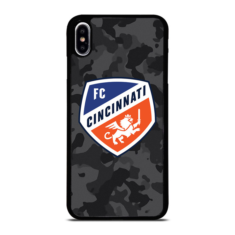 FC CINCINNATI MLS BLACK CAMO iPhone XS Max Case Cover