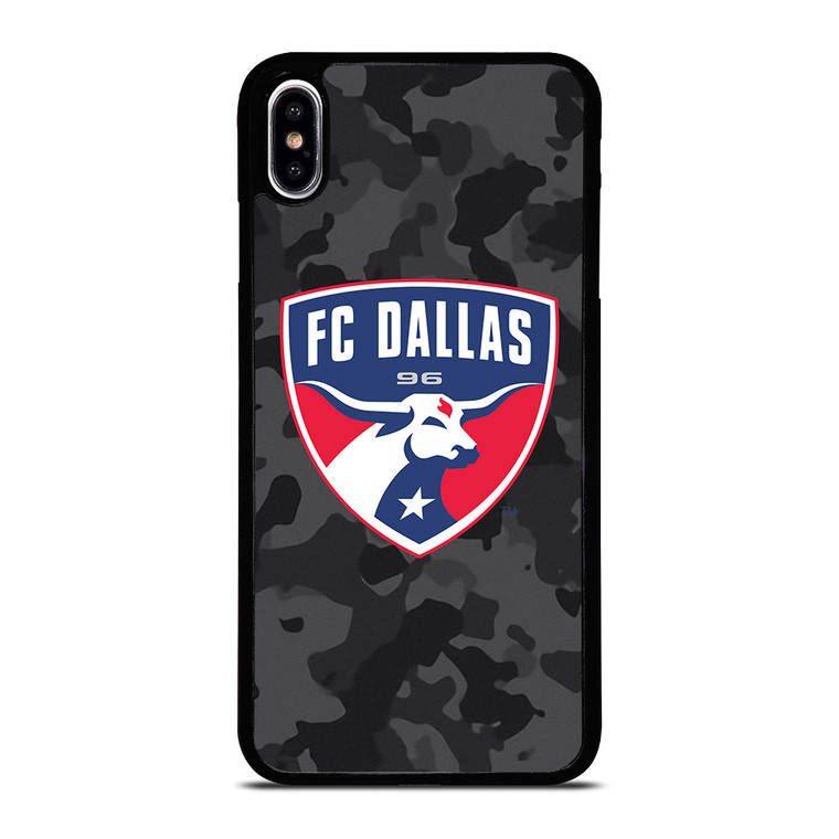 FC DALLAS MLS BLACK CAMO iPhone XS Max Case Cover
