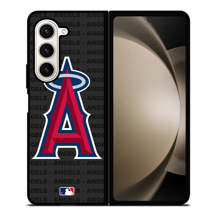 LOS ANGELES ANGELS BASEBALL BLACK Samsung Galaxy Z Fold 5 Case Cover