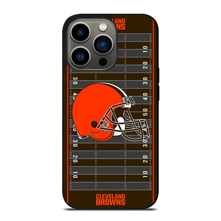 CLEVELAND BROWNS FOOTBALL FIELD iPhone 13 Pro Case Cover