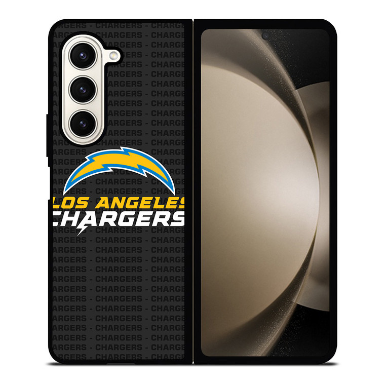 LOS ANGELES CHARGERS FOOTBALL TEXT Samsung Galaxy Z Fold 5 Case Cover
