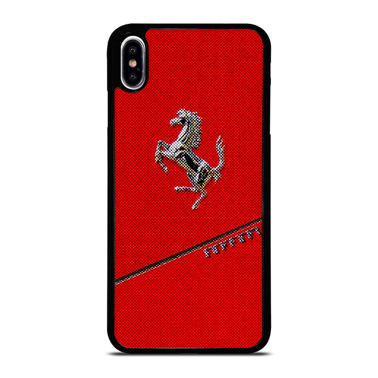 FERRARI RED CAR LOGO iPhone XS Max Case Cover
