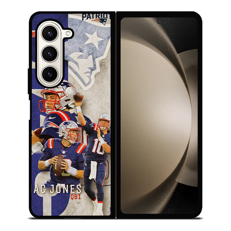 MAC JONES NEW ENGLAND PATRIOT NFL Samsung Galaxy Z Fold 5 Case Cover