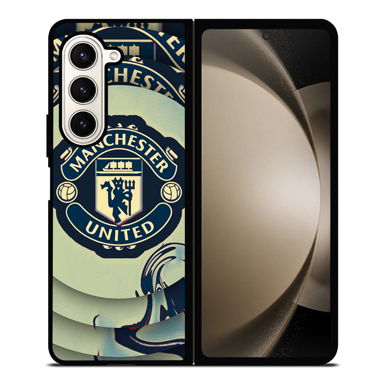 MANCHESTER UNITED LOGO SOCCER Samsung Galaxy Z Fold 5 Case Cover