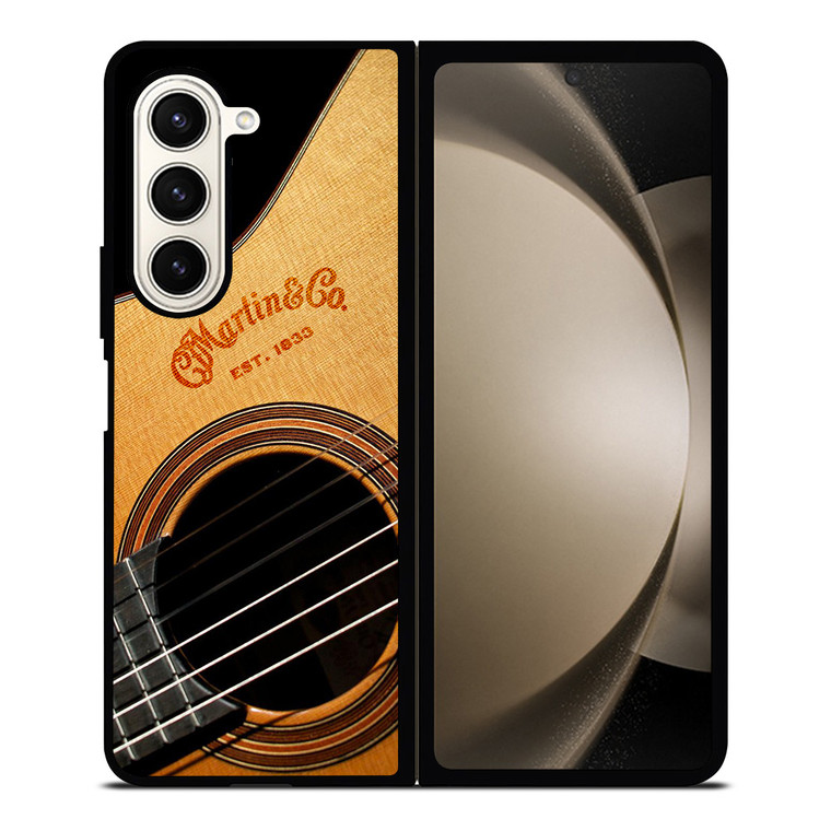 MARTIN AND CO ACOUSTIC GUITAR Samsung Galaxy Z Fold 5 Case Cover