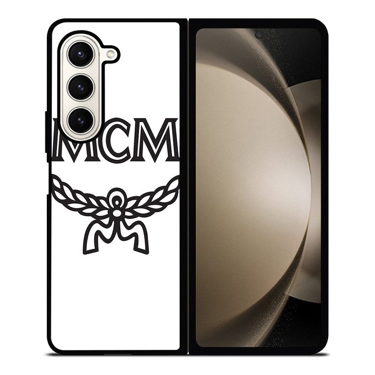 MCM WORLDWIDE WHITE Samsung Galaxy Z Fold 5 Case Cover