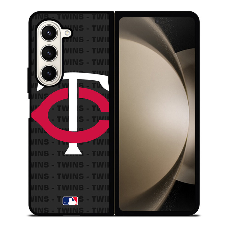 MINNESOTA TWINS BASEBALL BLACK Samsung Galaxy Z Fold 5 Case Cover
