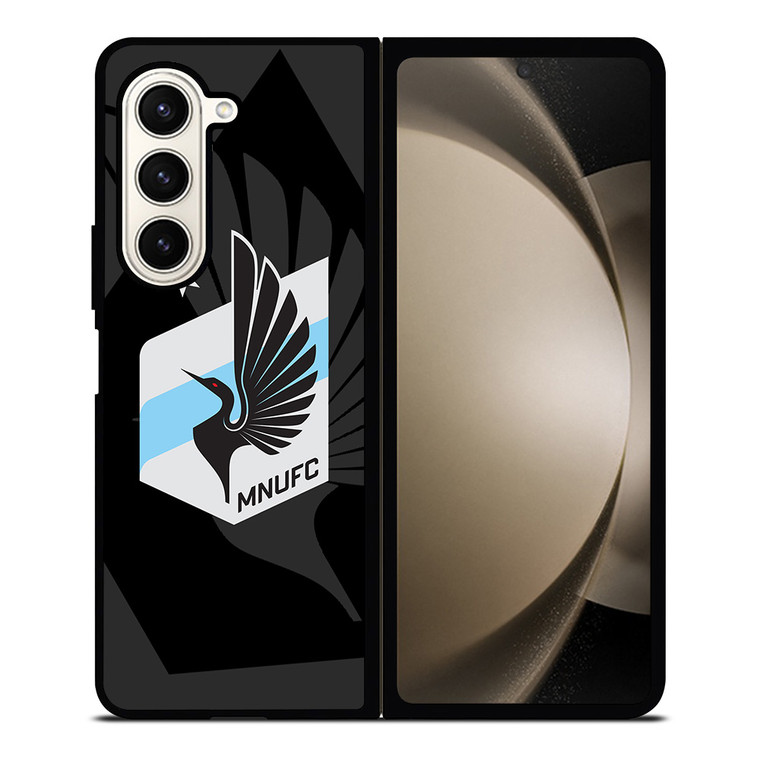 MINNESOTA UNITED FC MLS BLACK Samsung Galaxy Z Fold 5 Case Cover