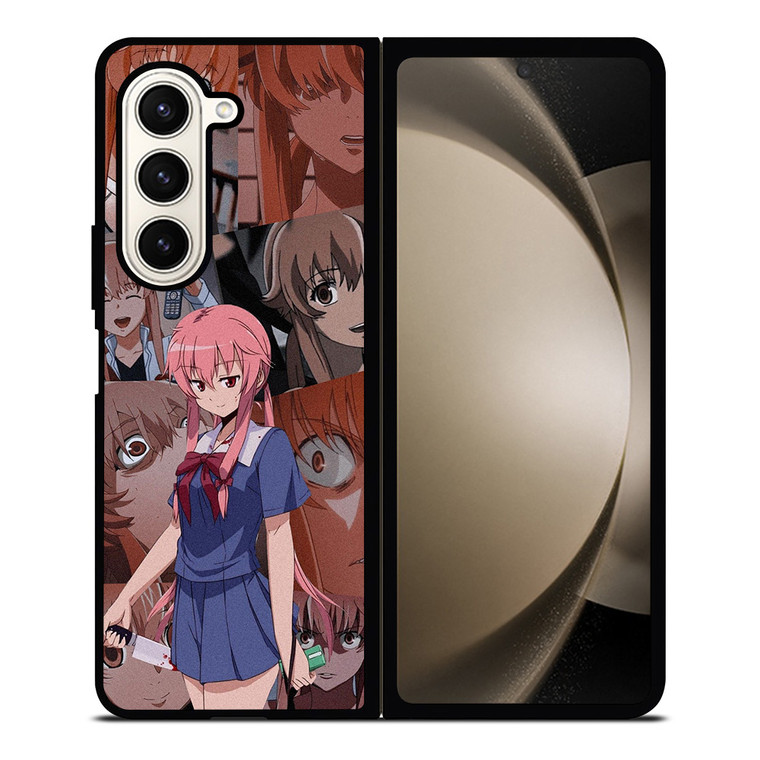 MIRAI NIKKI ANIME COLLAGE Samsung Galaxy Z Fold 5 Case Cover