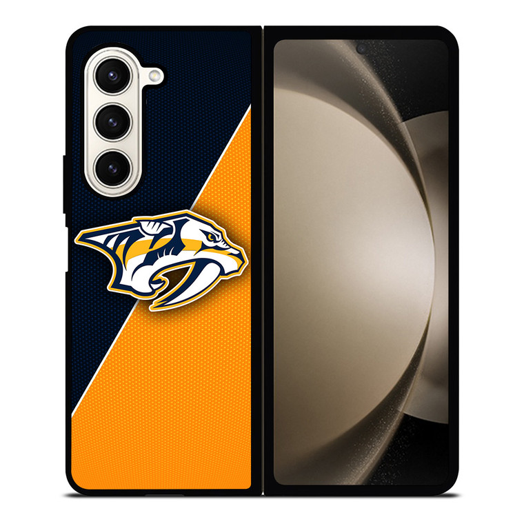 NASHVILLE PREDATORS NHL HOCEKY LOGO Samsung Galaxy Z Fold 5 Case Cover