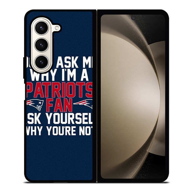 NEW ENGLAND PATRIOTS FANS Samsung Galaxy Z Fold 5 Case Cover