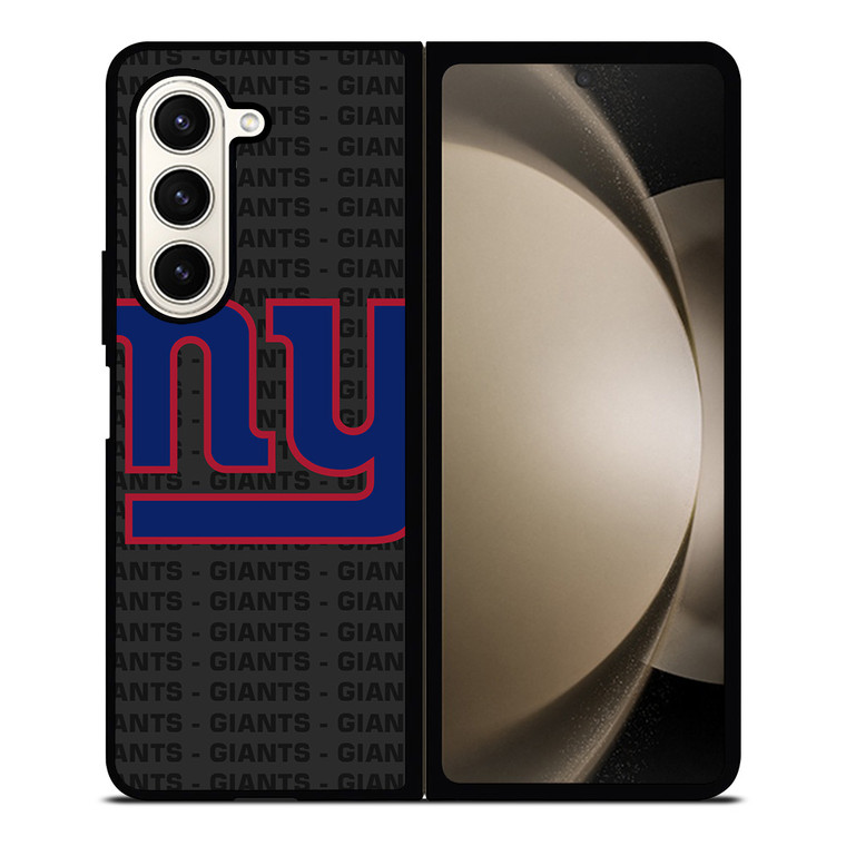 NEW YORK GIANTS FOOTBALL TEXT Samsung Galaxy Z Fold 5 Case Cover