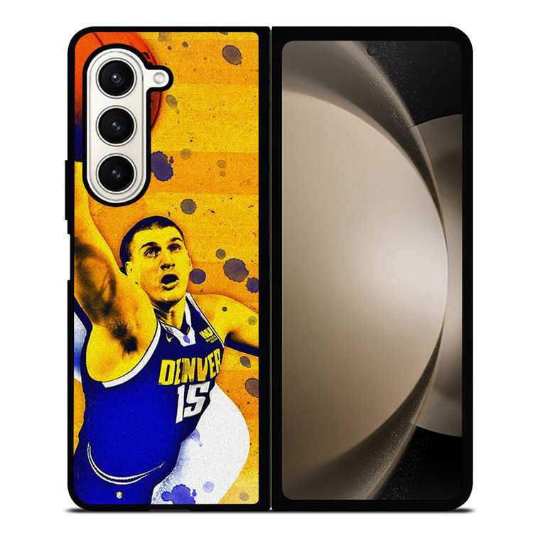 NIKOLA JOKIC DENVER NUGGETS 3 Samsung Galaxy Z Fold 5 Case Cover