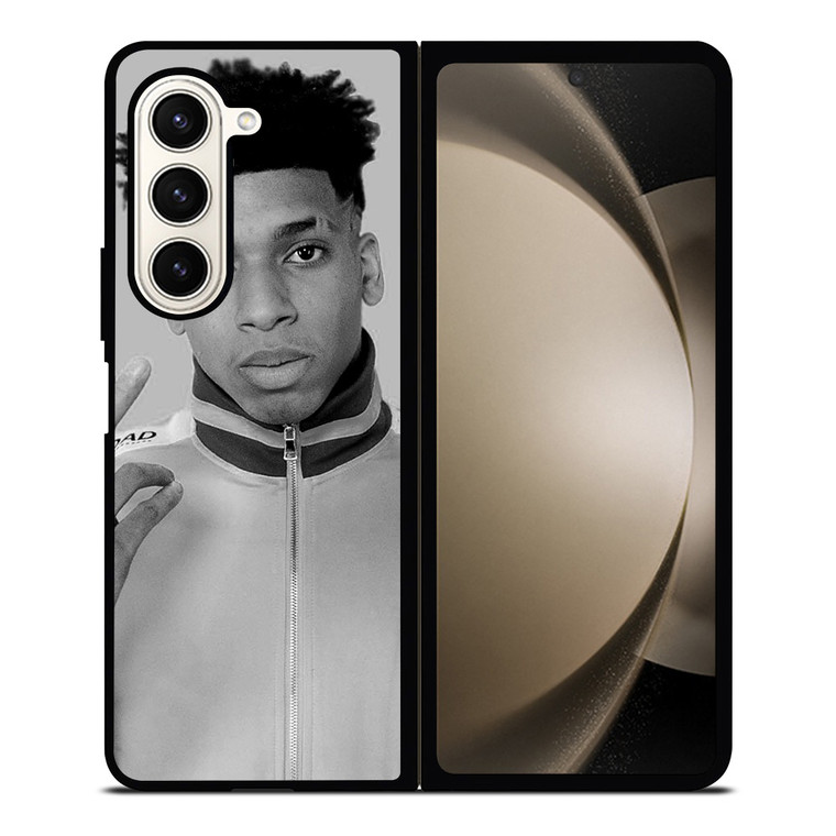 NLE CHOPPA RAPPER BLACK WHITE Samsung Galaxy Z Fold 5 Case Cover