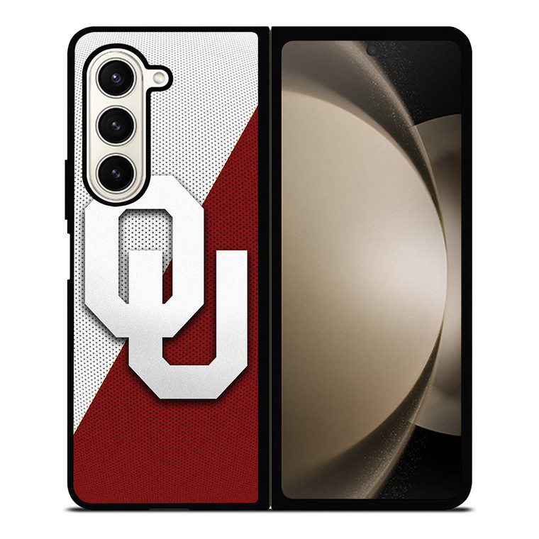 OKLAHOMA UNIVERSITY LOGO Samsung Galaxy Z Fold 5 Case Cover