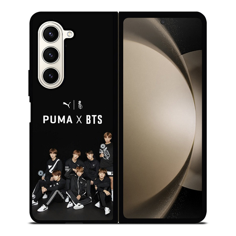 PUMA X BTS KPOP Samsung Galaxy Z Fold 5 Case Cover