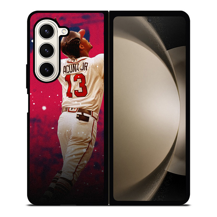 RONALD ACUNA JR ATLANTA BRAVES MLB Samsung Galaxy Z Fold 5 Case Cover