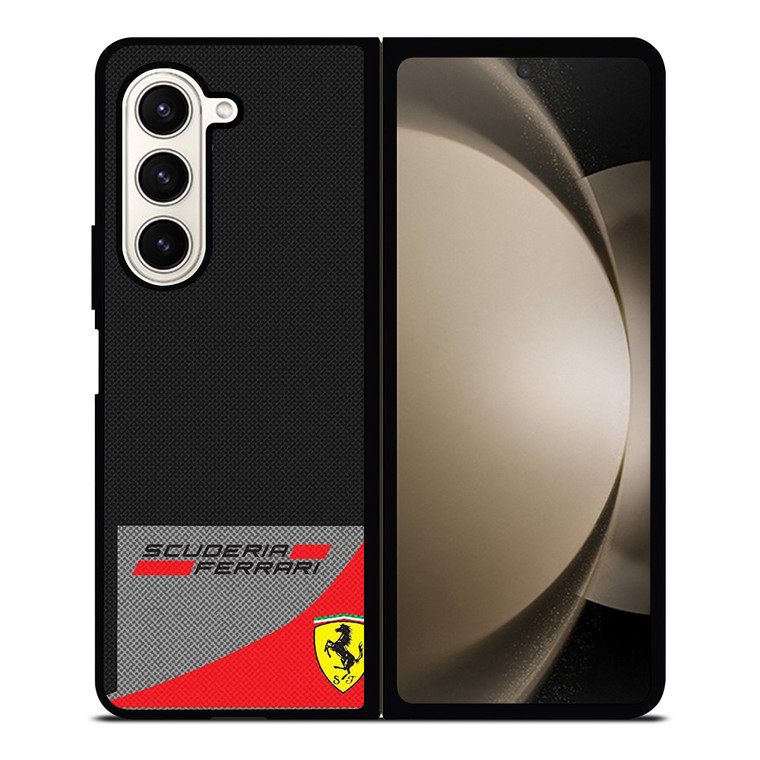 SCUDERIA FERRARI CARBON Samsung Galaxy Z Fold 5 Case Cover