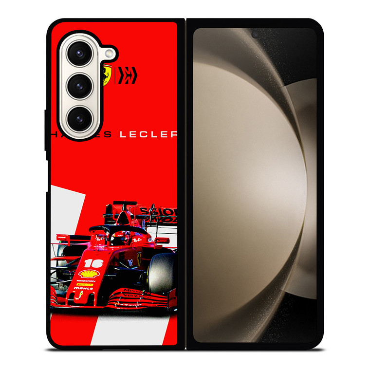 SCUDERIA FERRARI CHARLES LECLERC F1 Samsung Galaxy Z Fold 5 Case Cover