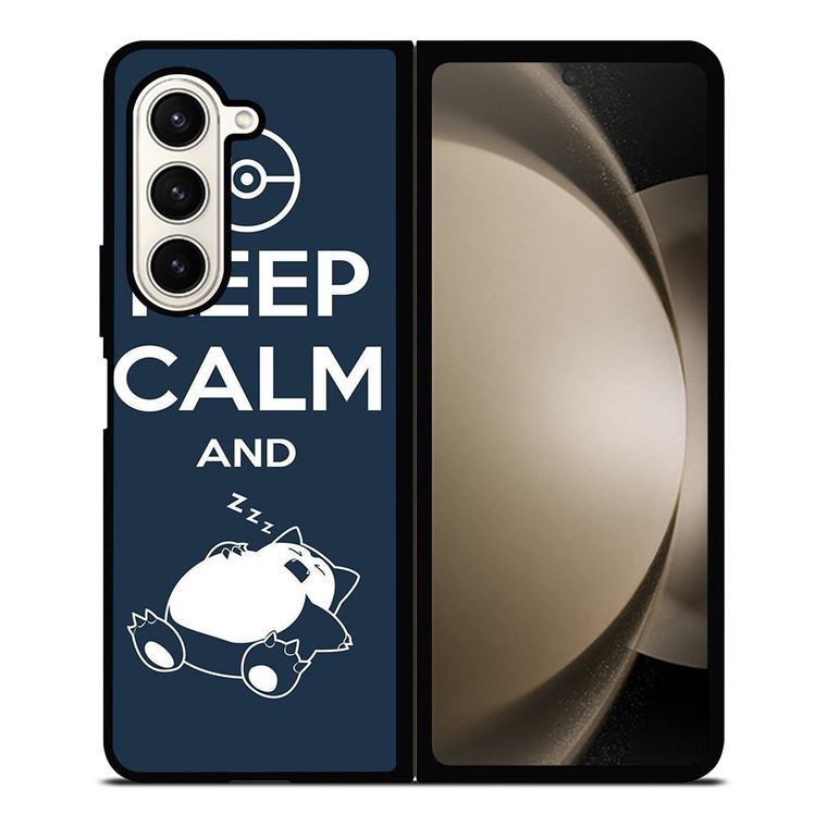 SNORLAX KABIGON POKEMON FUNNY Samsung Galaxy Z Fold 5 Case Cover