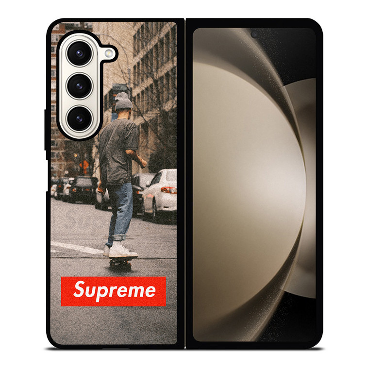SUPREME SKATEBOARDS Samsung Galaxy Z Fold 5 Case Cover SUPREME SKATEBOARDS Samsung Galaxy Z Fold 5 Case Cover
