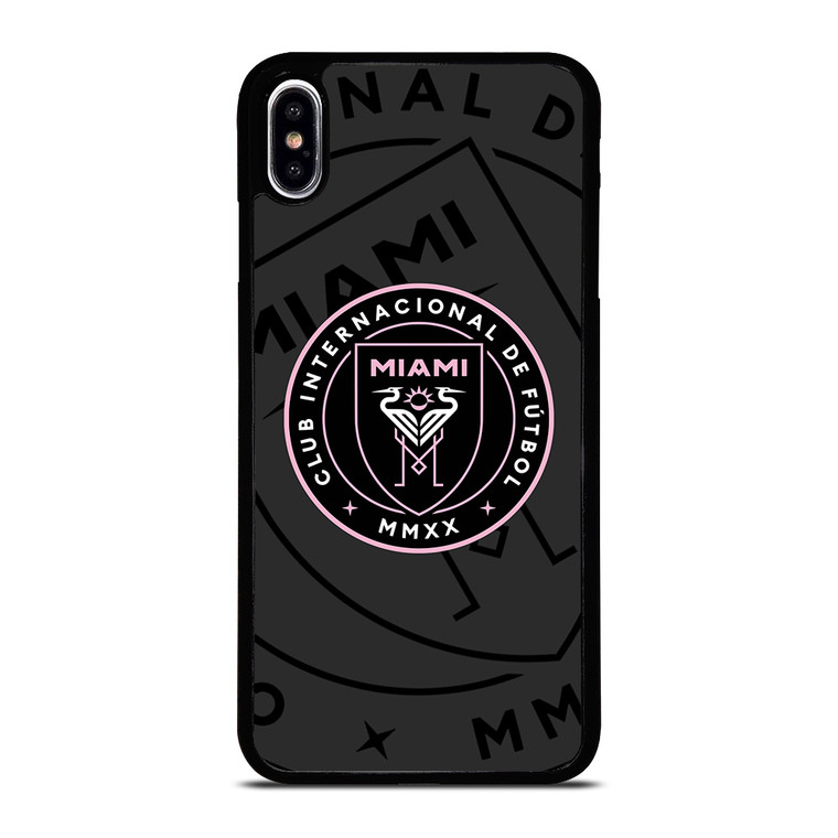 INTER MIAMI CF MLS BLACK iPhone XS Max Case Cover