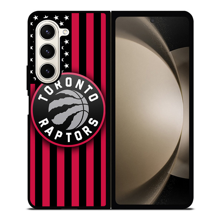 TORONTO RAPTORS NBA USA FLAG Samsung Galaxy Z Fold 5 Case Cover