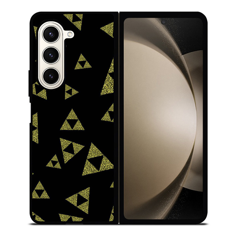 TRIFORCE ZELDA ABSTRACT Samsung Galaxy Z Fold 5 Case Cover TRIFORCE ZELDA ABSTRACT Samsung Galaxy Z Fold 5 Case Cover