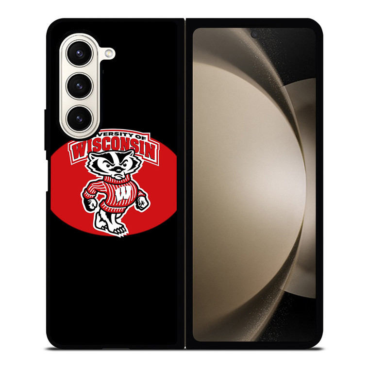 UNIVERSITY OF WISCONSIN ICON Samsung Galaxy Z Fold 5 Case Cover
