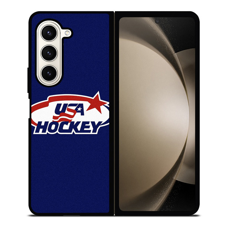 USA HOCKEY LOGO Samsung Galaxy Z Fold 5 Case Cover